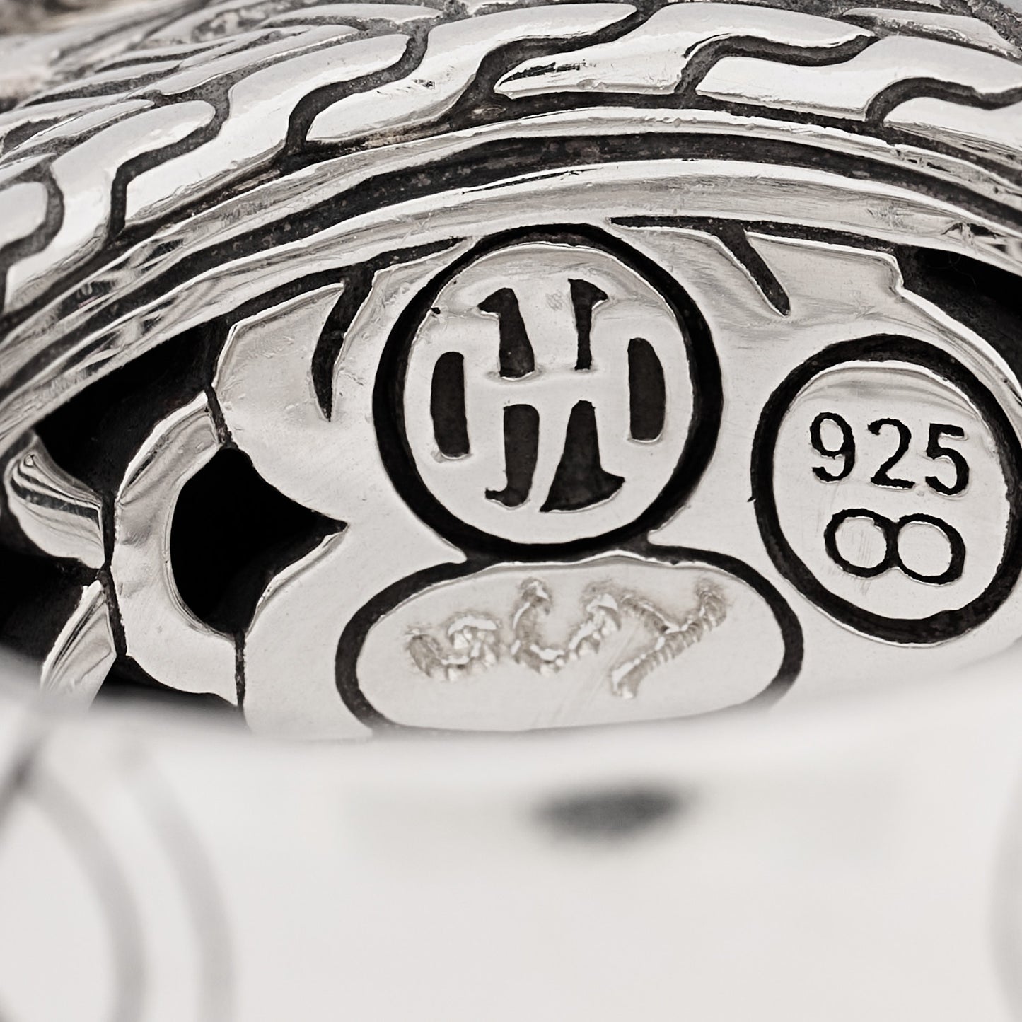 Sterling Silver Pink Sapphire Naga Dragon Ring 52 6