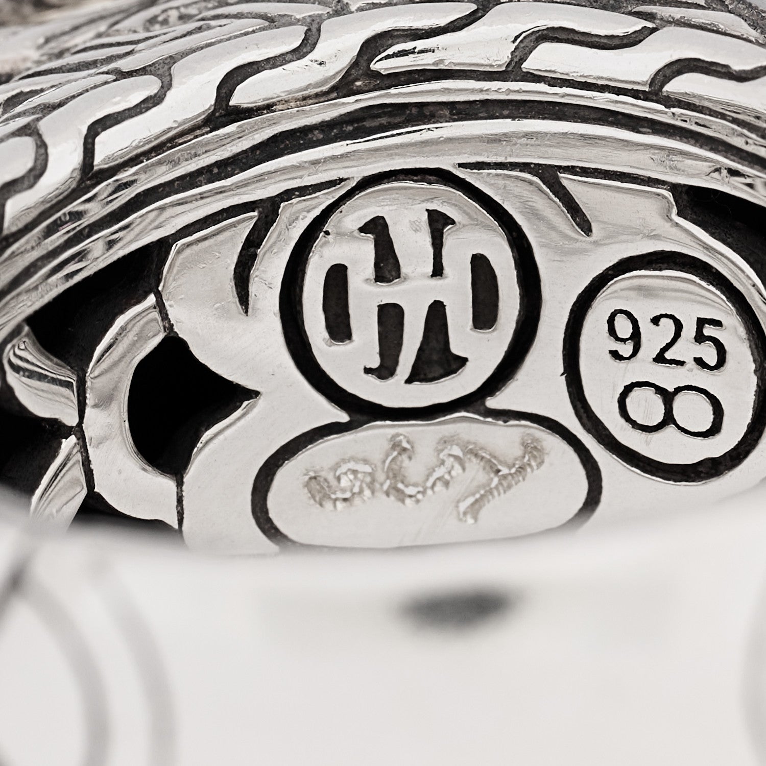 John Hardy Sterling Silver Pink Sapphire Naga Dragon Ring 52 6 6 of 6