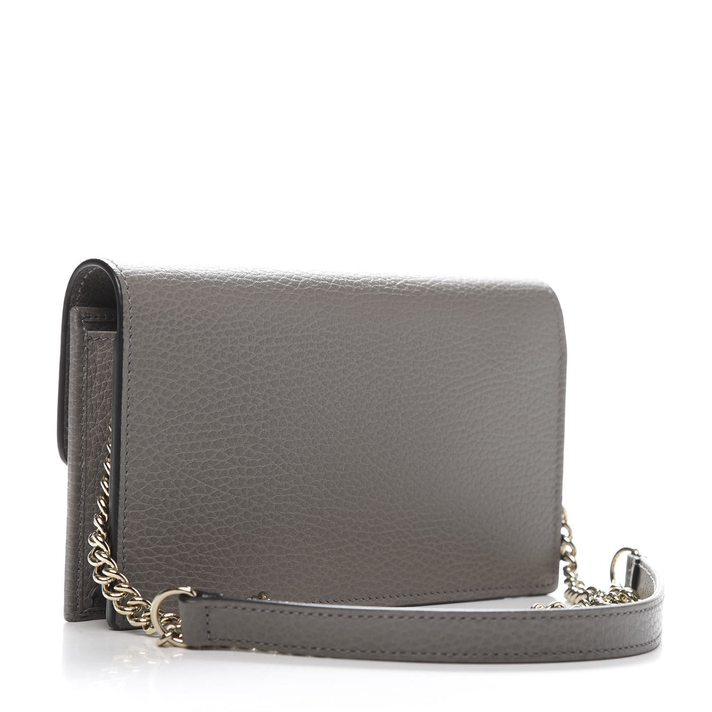 Dollar Calfskin Interlocking G Chain Wallet Loess