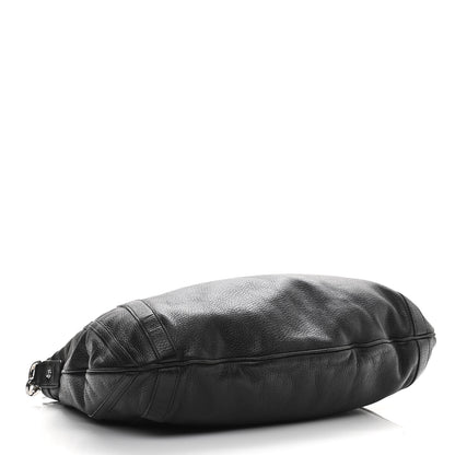 Gucci Pebbled Calfskin Medium Abbey Convertible Tote Black 3 of 16