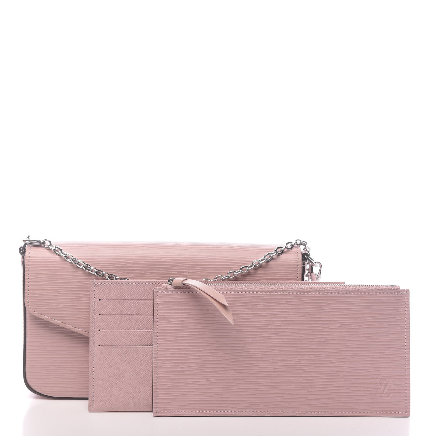 Louis Vuitton Epi Pochette Felicie Rose Ballerine 3 of 11