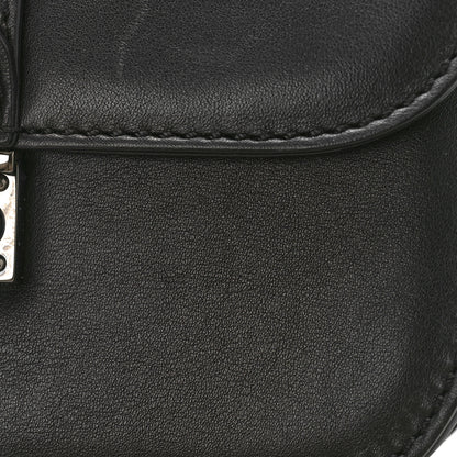 Valentino Garavani Vitello Small Glam Lock Rockstud Flap Black 10 of 11