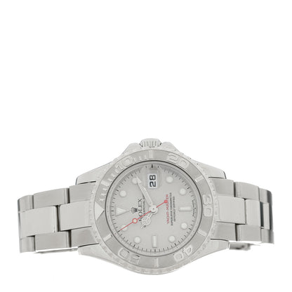 Rolex Stainless Steel Platinum 29mm Yacht-Master Watch Silver 169622 2 of 4