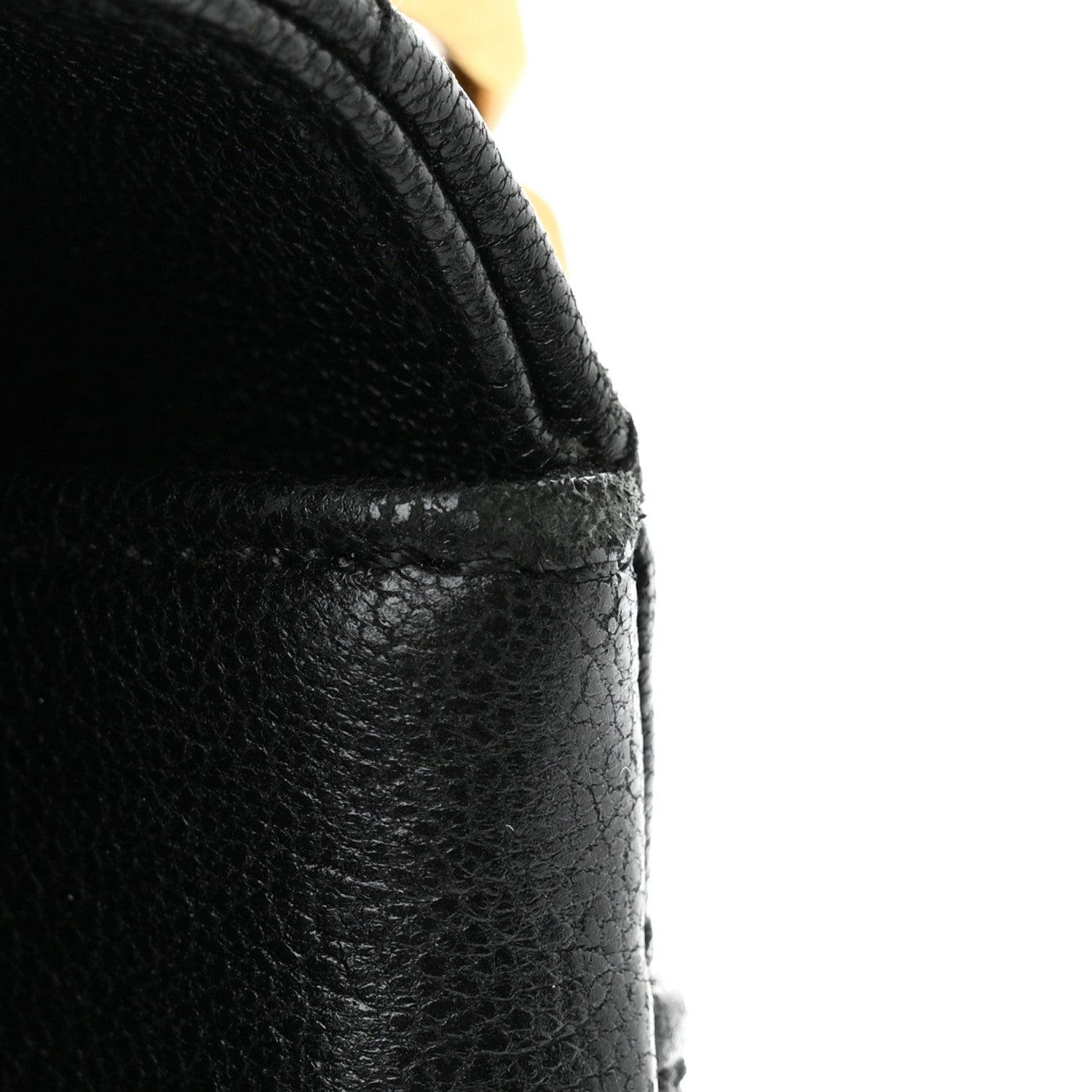 Saint Laurent Sheepskin Matelasse Chevron Monogram Medium College Bag Black 12 of 13