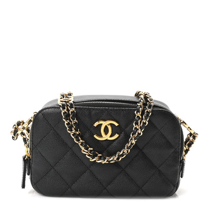 Chanel Caviar Quilted Mini CC You Camera Case Black 1 of 10