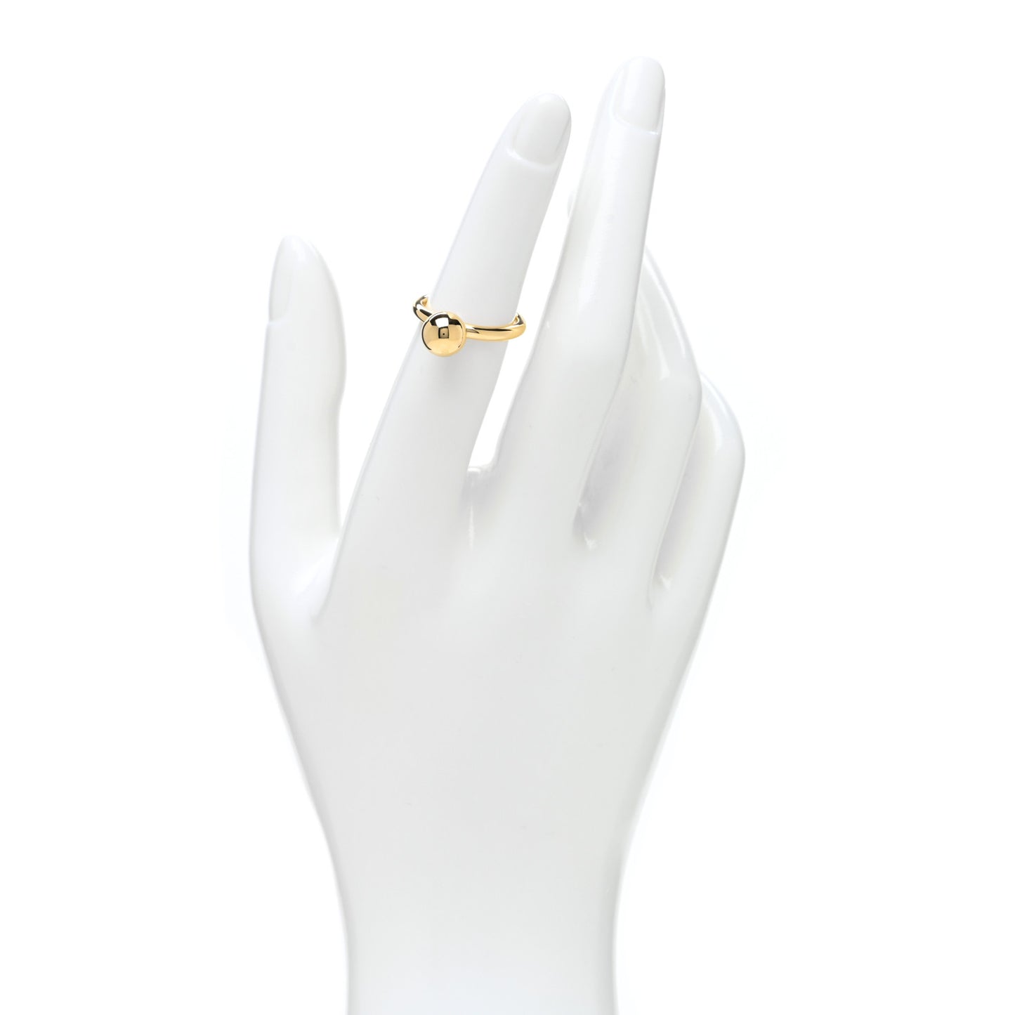 18K Yellow Gold 8mm Hardwear Ball Ring 50 5.25
