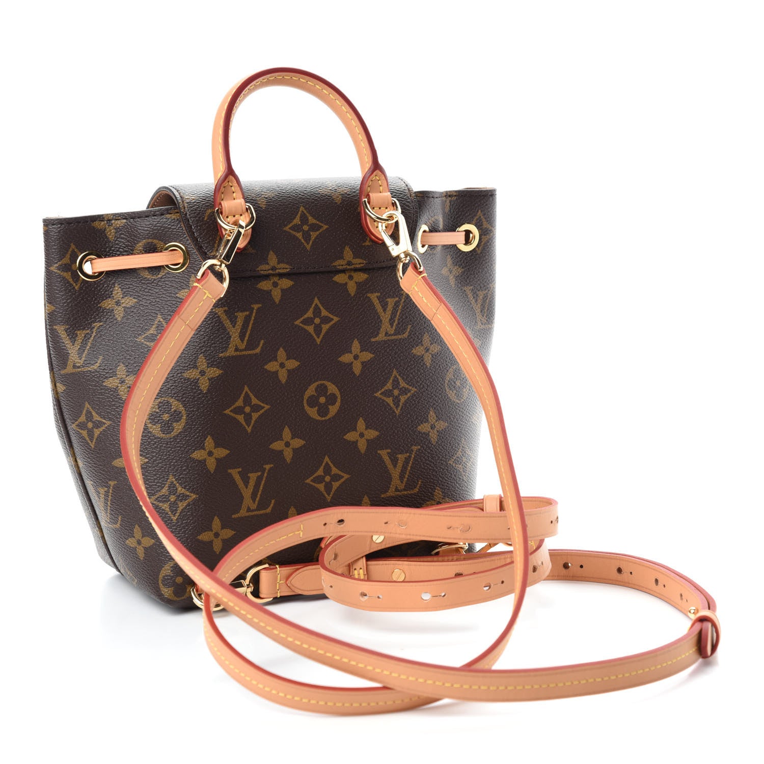 Louis Vuitton Monogram Montsouris BB Backpack Natural 3 of 12