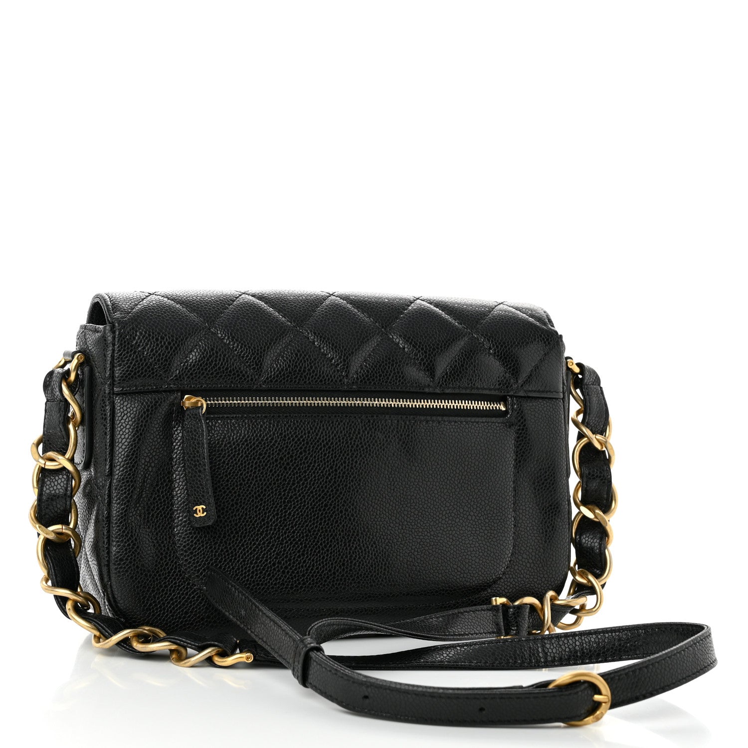 Chanel Caviar Quilted Chain Flap Black 2 of 10