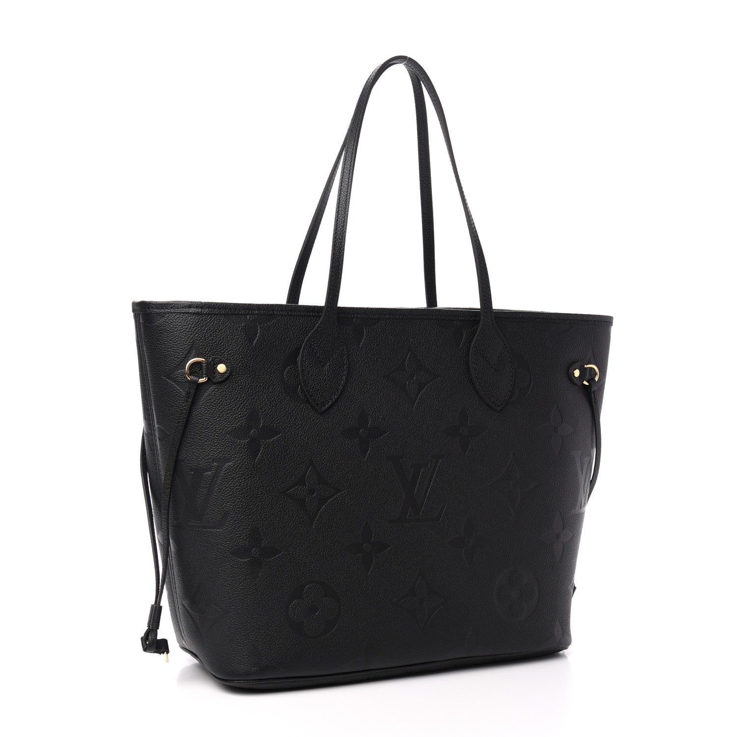 Louis Vuitton Empreinte Monogram Giant Neverfull MM Black 4 of 14