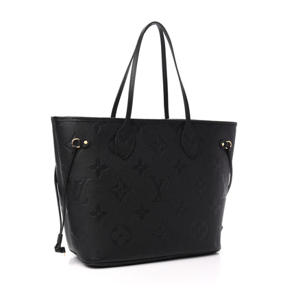 Louis Vuitton Empreinte Monogram Giant Neverfull MM Black 4 of 14