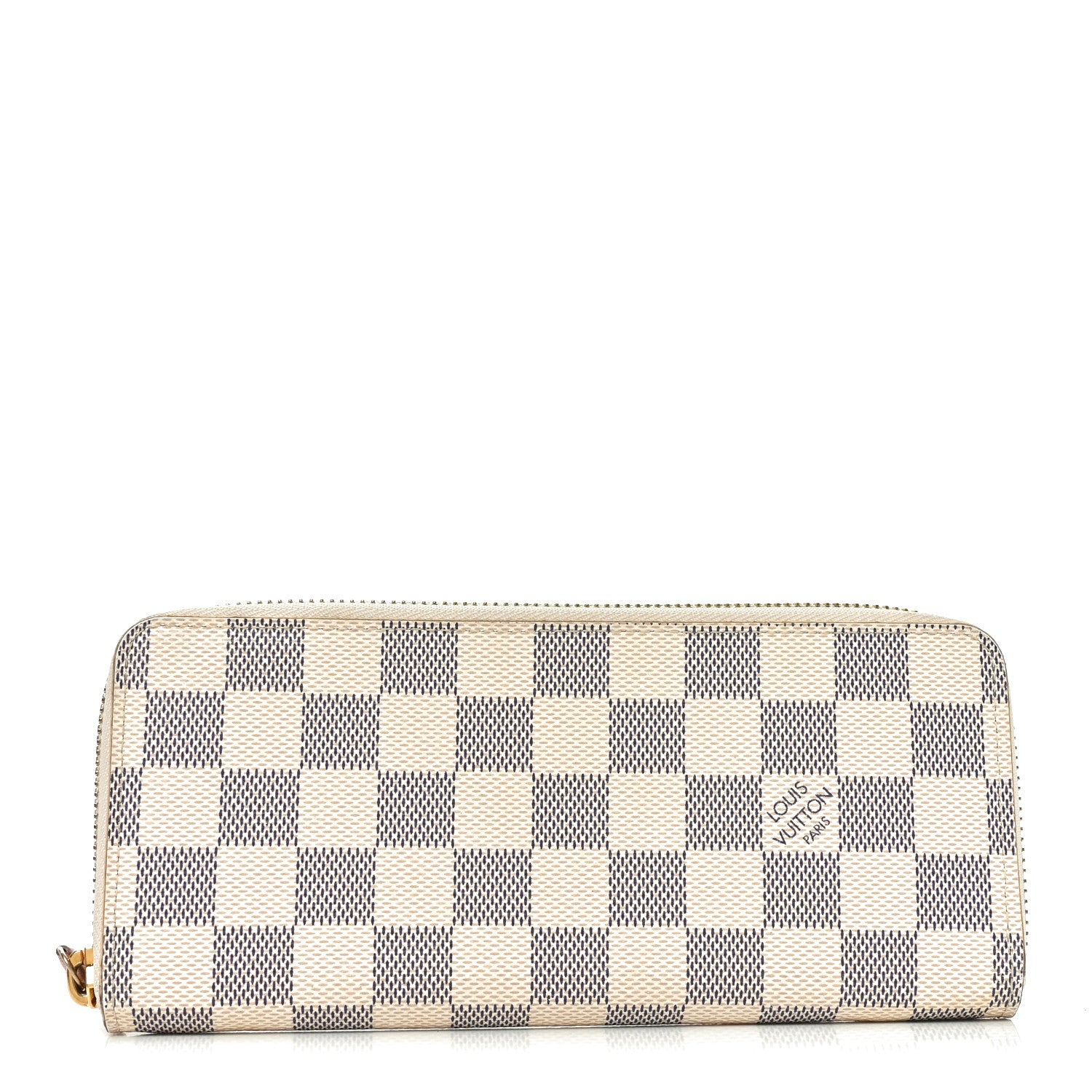 Louis Vuitton Damier Azur Clemence Wallet Rose Ballerine 1 of 6