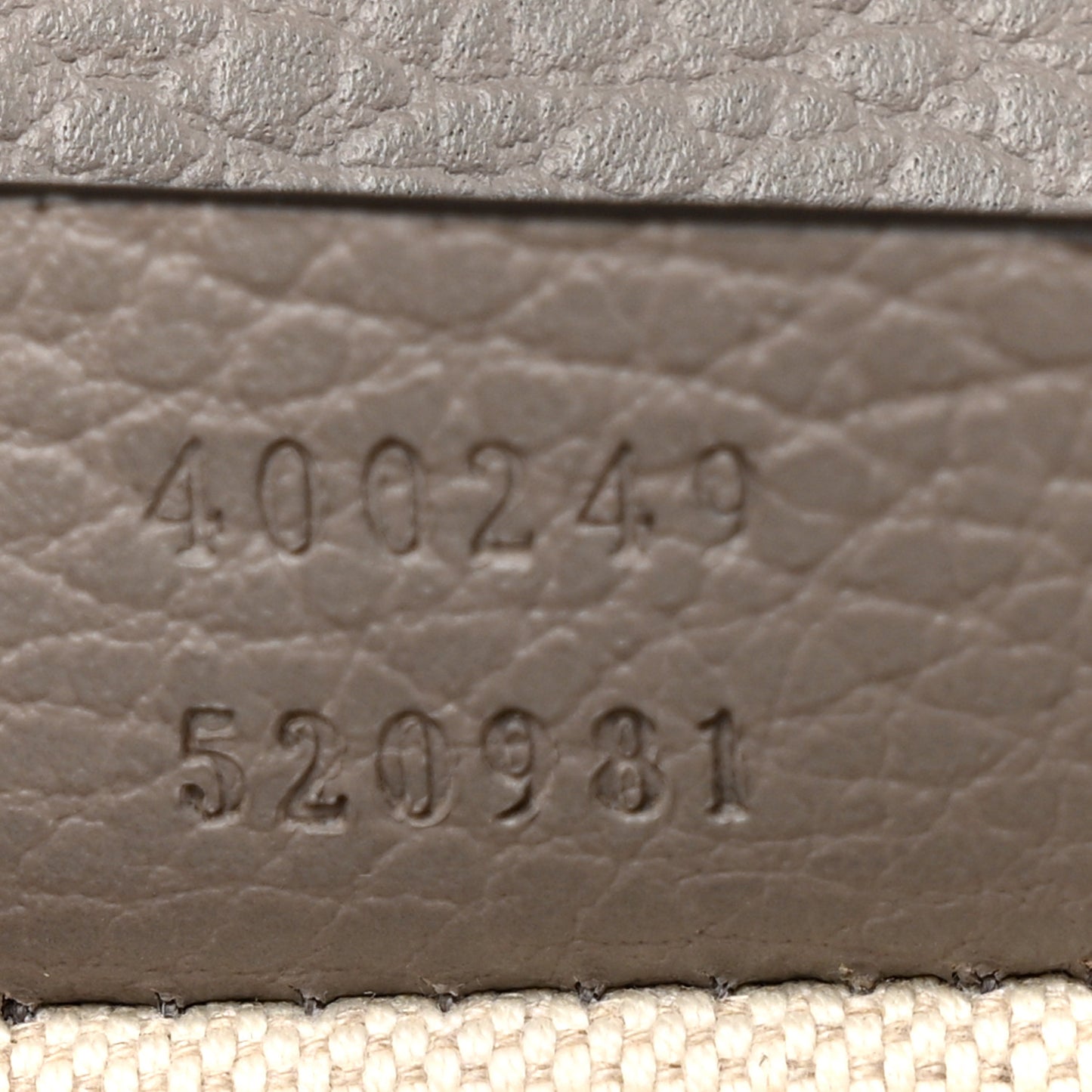 Pebbled Calfskin Small Dionysus Shoulder Bag Dusty Grey