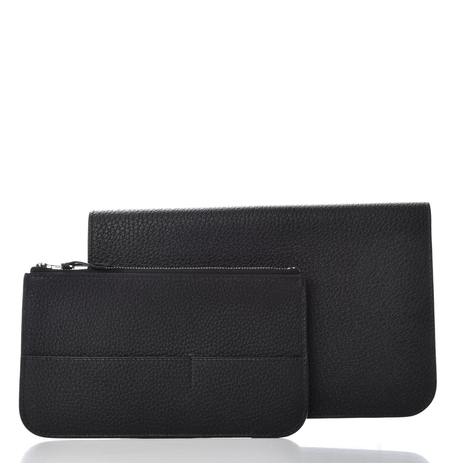 Hermes Togo Dogon Duo Wallet Black 3 of 7