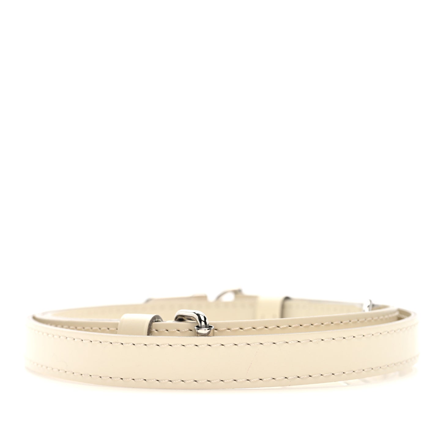 Calfskin 16mm Adjustable Shoulder Strap Ivory