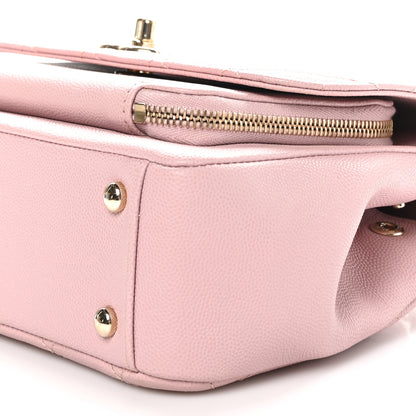 Chanel Caviar Quilted Medium Business Affinity Flap Light Pink 11 of 13
