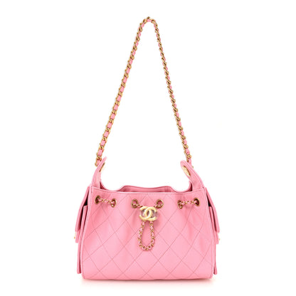 Chanel Caviar Quilted Mini Chanel 25 Handbag Pink 1 of 11