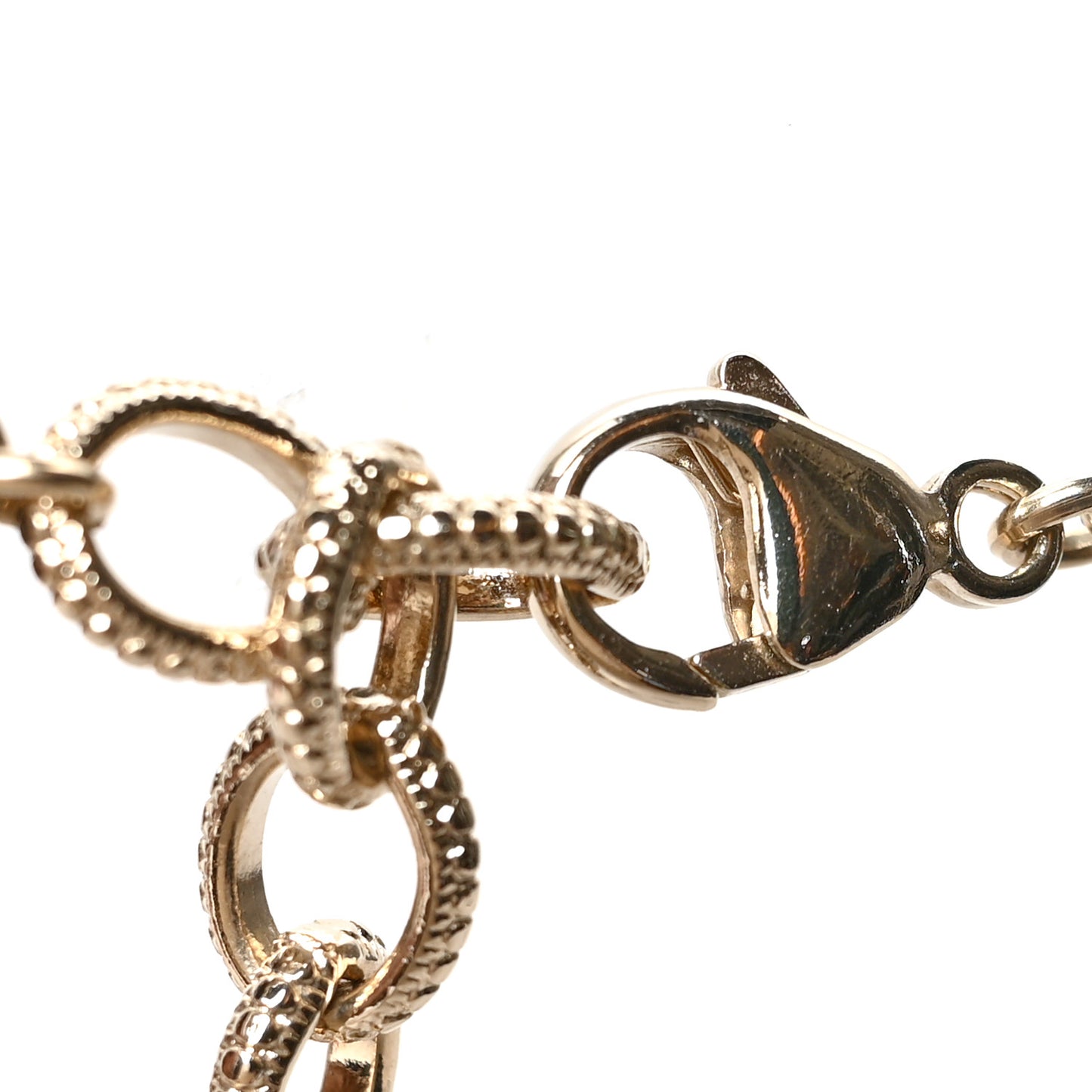 Crystal CC Square Choker Gold