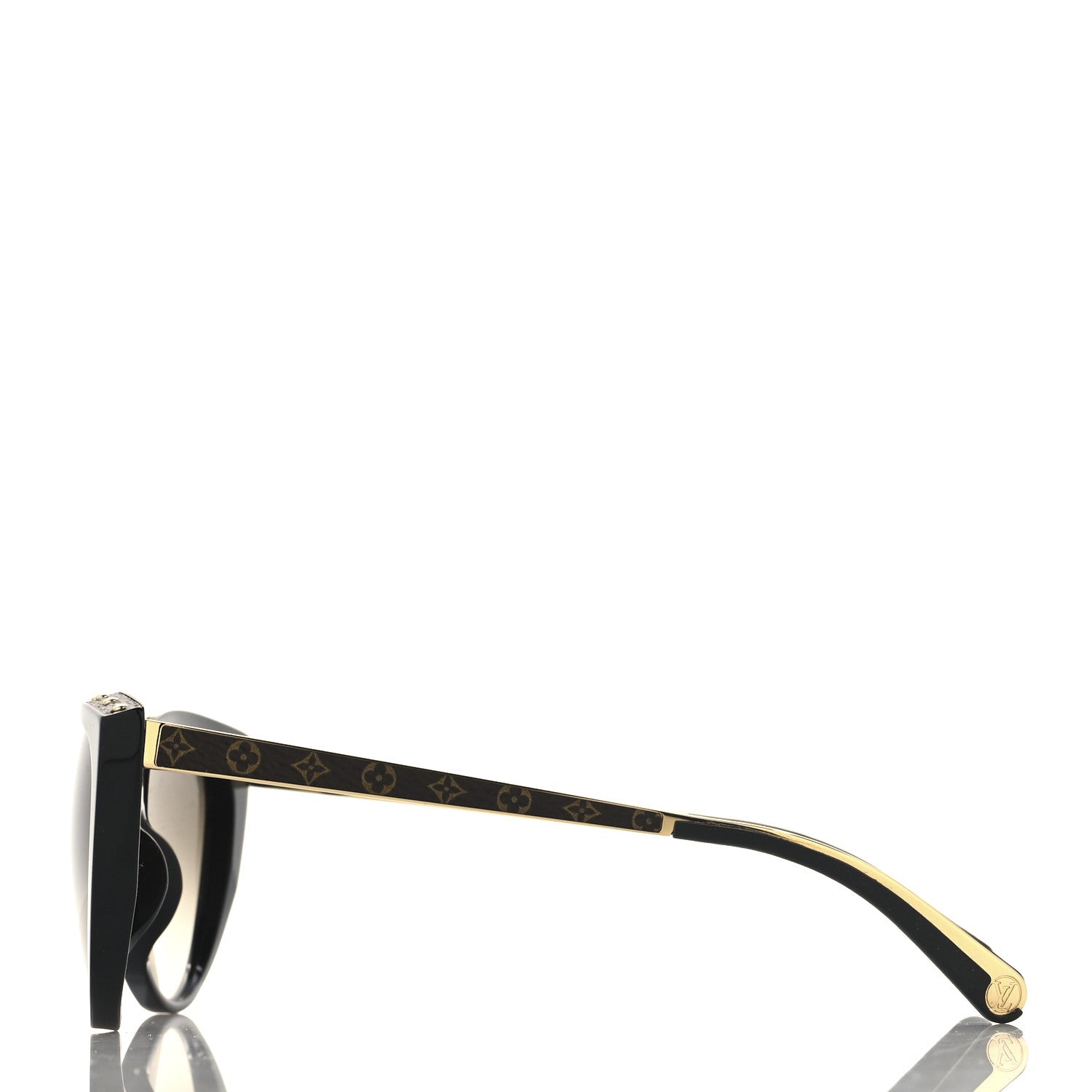 Louis Vuitton Acetate Monogram La Boum Sunglasses Z1147E Black 3 of 7
