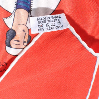 Hermes Silk Les Sportives Scarf 70 7 of 7