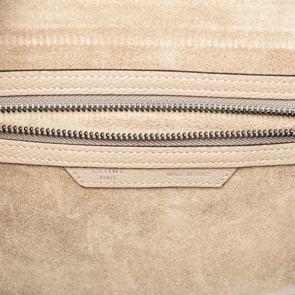 Celine Drummed Calfskin Mini Luggage Dune 6 of 6
