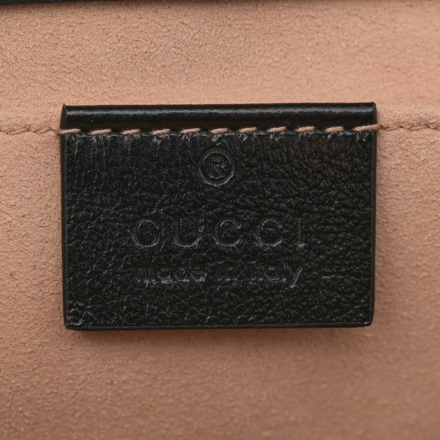 Gucci Monogram Matelasse Diagonal Mini GG Marmont Shoulder Bag Beige Black 6 of 10
