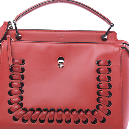 Fendi Vitello Baltico Dolce Shiny Nappa DotCom Satchel Caipiroska Bubblegum 8 of 10
