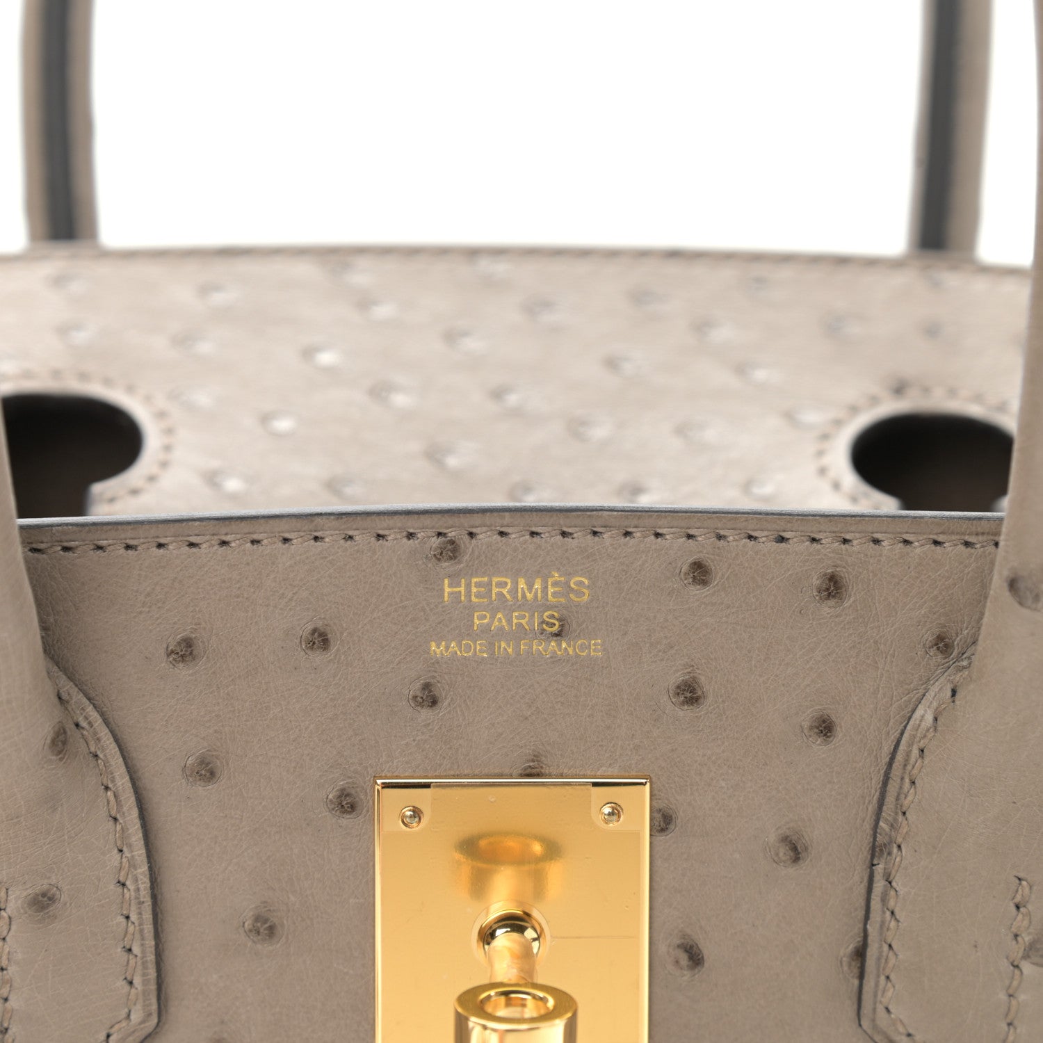 Hermes Ostrich Birkin 30 Gris Asphalte 6 of 11