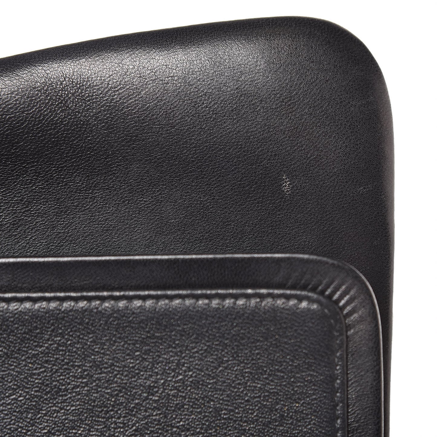 Lambskin Chevron Quilted Jumbo Double Flap So Black