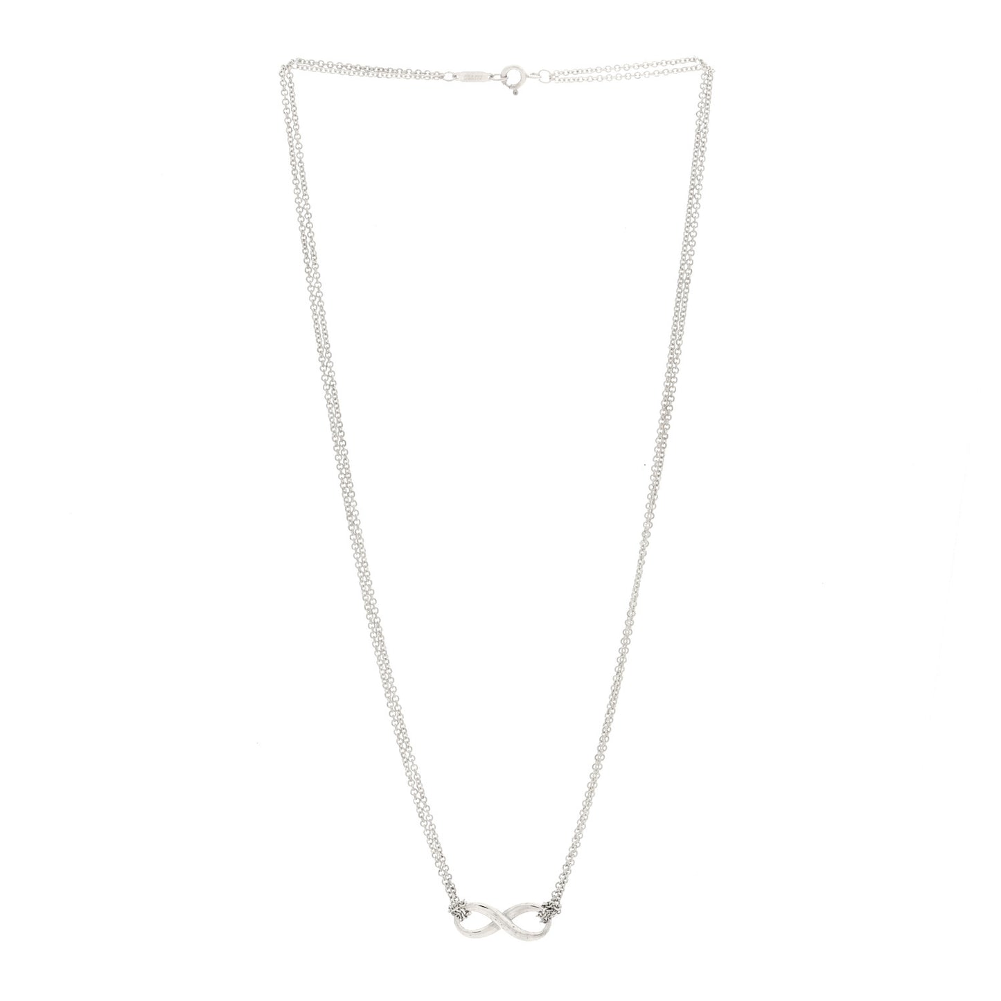 Sterling Silver Infinity Pendant Necklace