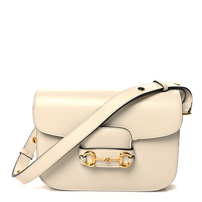 Gucci Azalea Calfskin Horsebit 1955 Shoulder Bag Mystic White 1 of 12