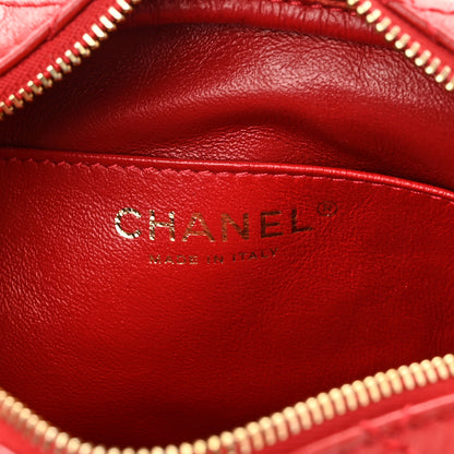 Chanel Aged Calfskin Quilted Mini Reissue Camera Case Red 6 of 11