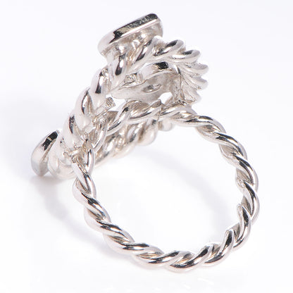 Louis Vuitton Sweet Monogram Coeurs Ring 6 White 3 of 5
