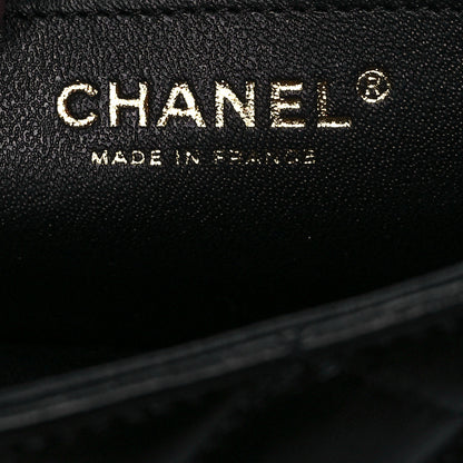 Chanel Lambskin Quilted Mini Rectangular Flap Black 6 of 10