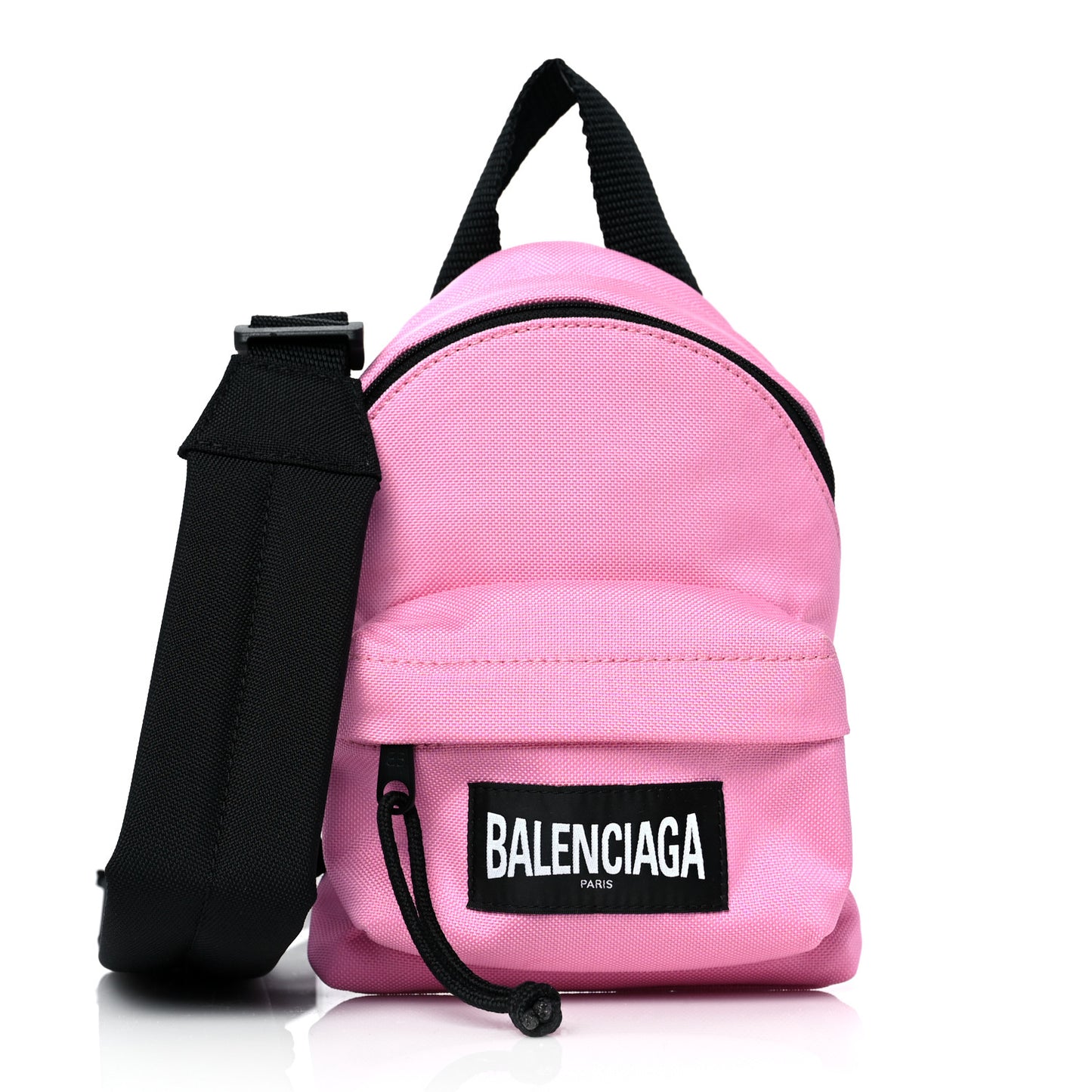Recycled Casual Nylon Mini Oversized Backpack Pink
