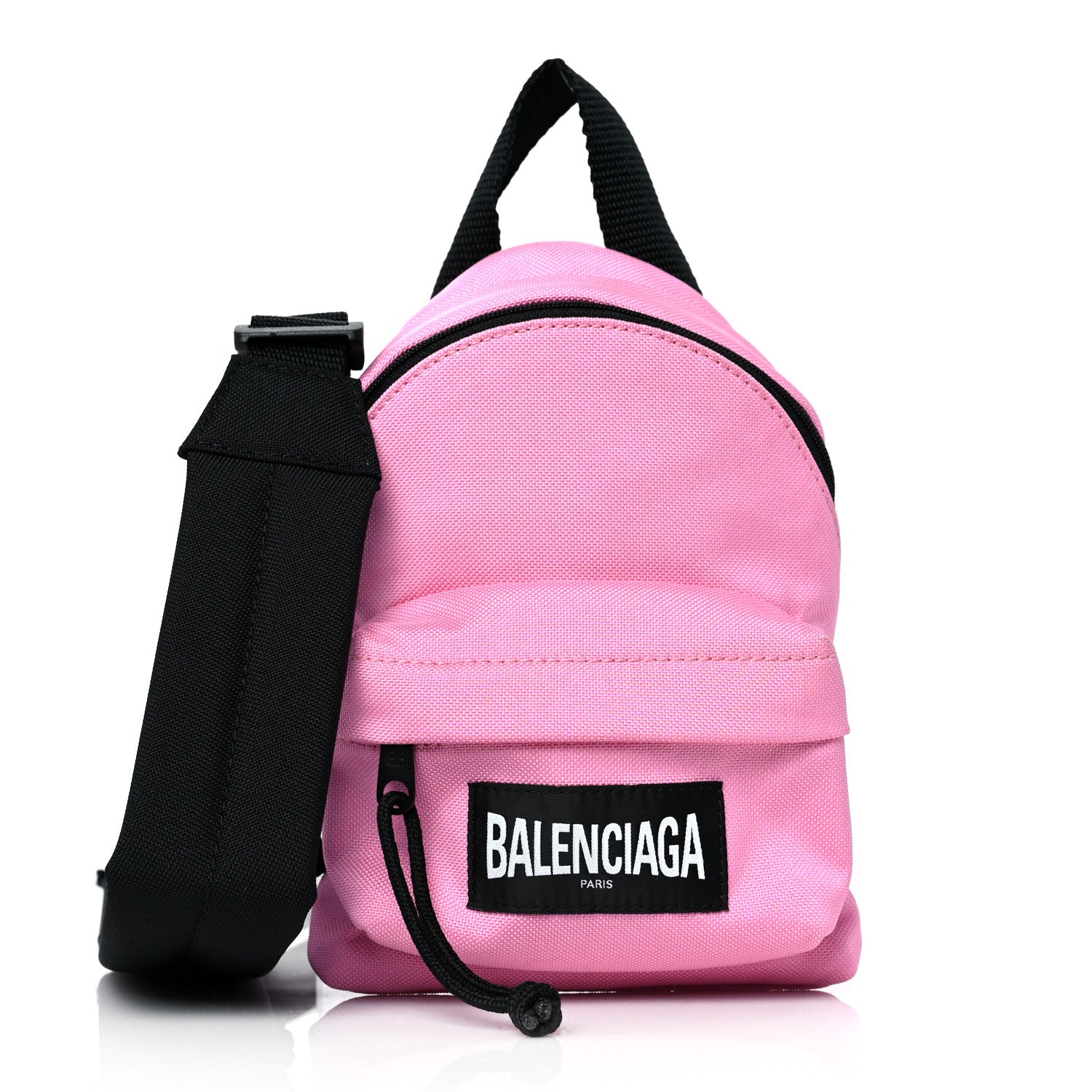 Balenciaga Recycled Casual Nylon Mini Oversized Backpack Pink 1 of 8