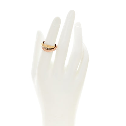 Cartier 18K Pink Yellow White Gold Classic Trinity Ring 52 6 2 of 4