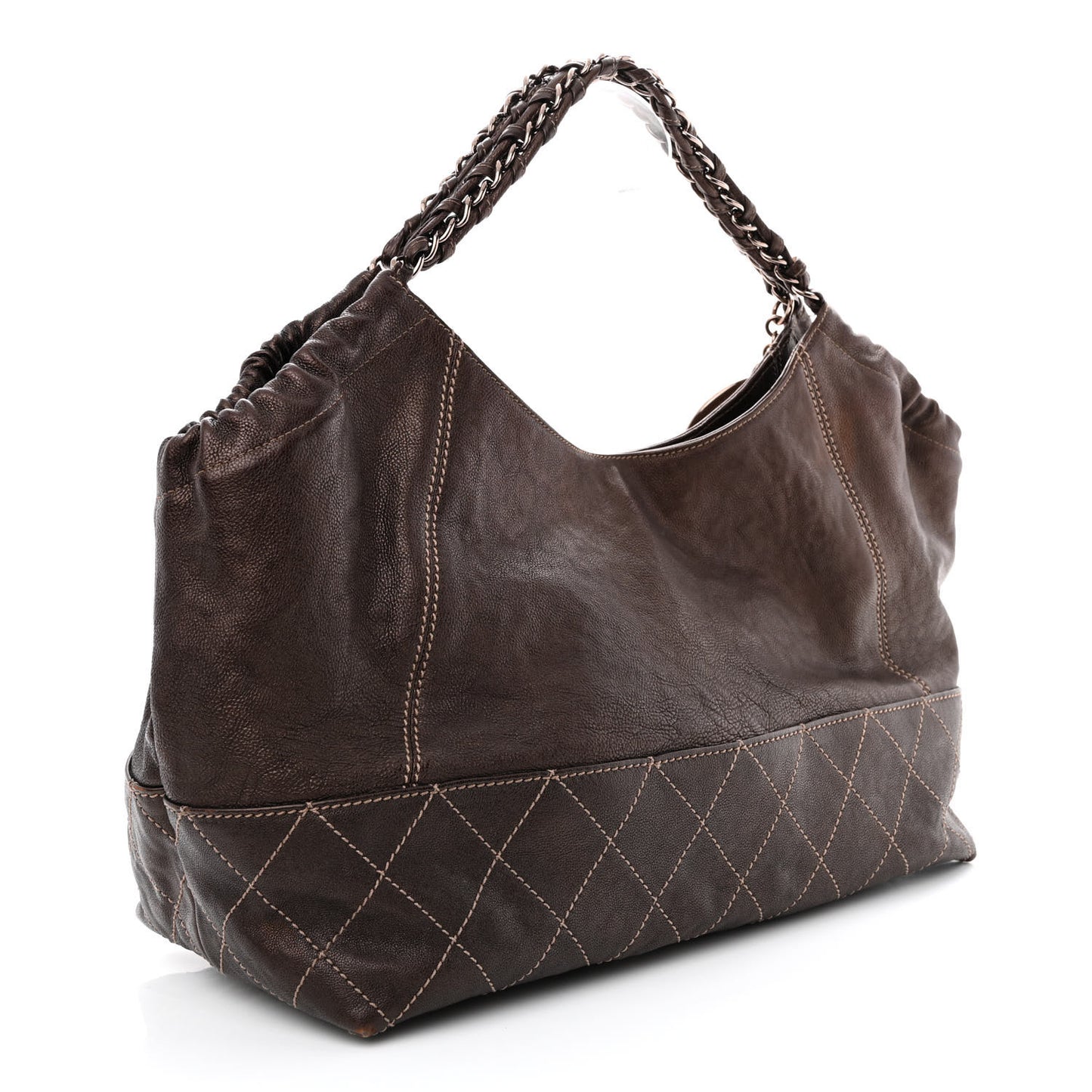 Metallic Calfskin Baby Coco Cabas Bronze