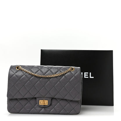 Chanel Aged Calfskin Quilted 2.55 Reissue 226 Flap Grey 11 of 11
