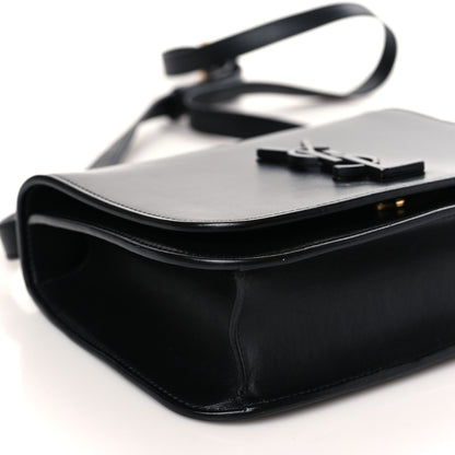 Saint Laurent Smooth Calfskin Small Spontini Saddle Bag Black 8 of 12