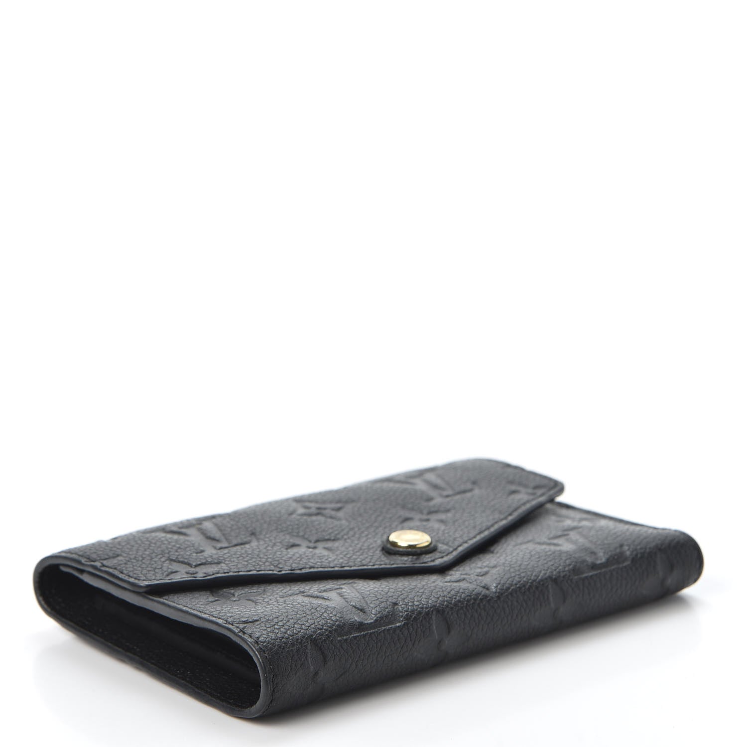 Louis Vuitton Empreinte Compact Curieuse Wallet Black 3 of 9