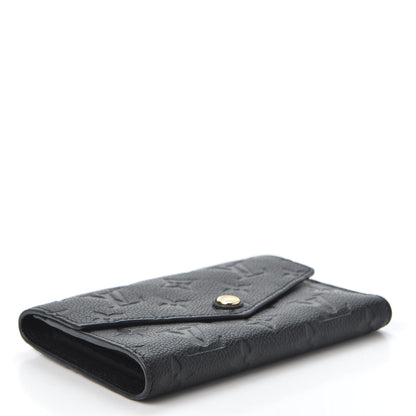 Louis Vuitton Empreinte Compact Curieuse Wallet Black 3 of 9