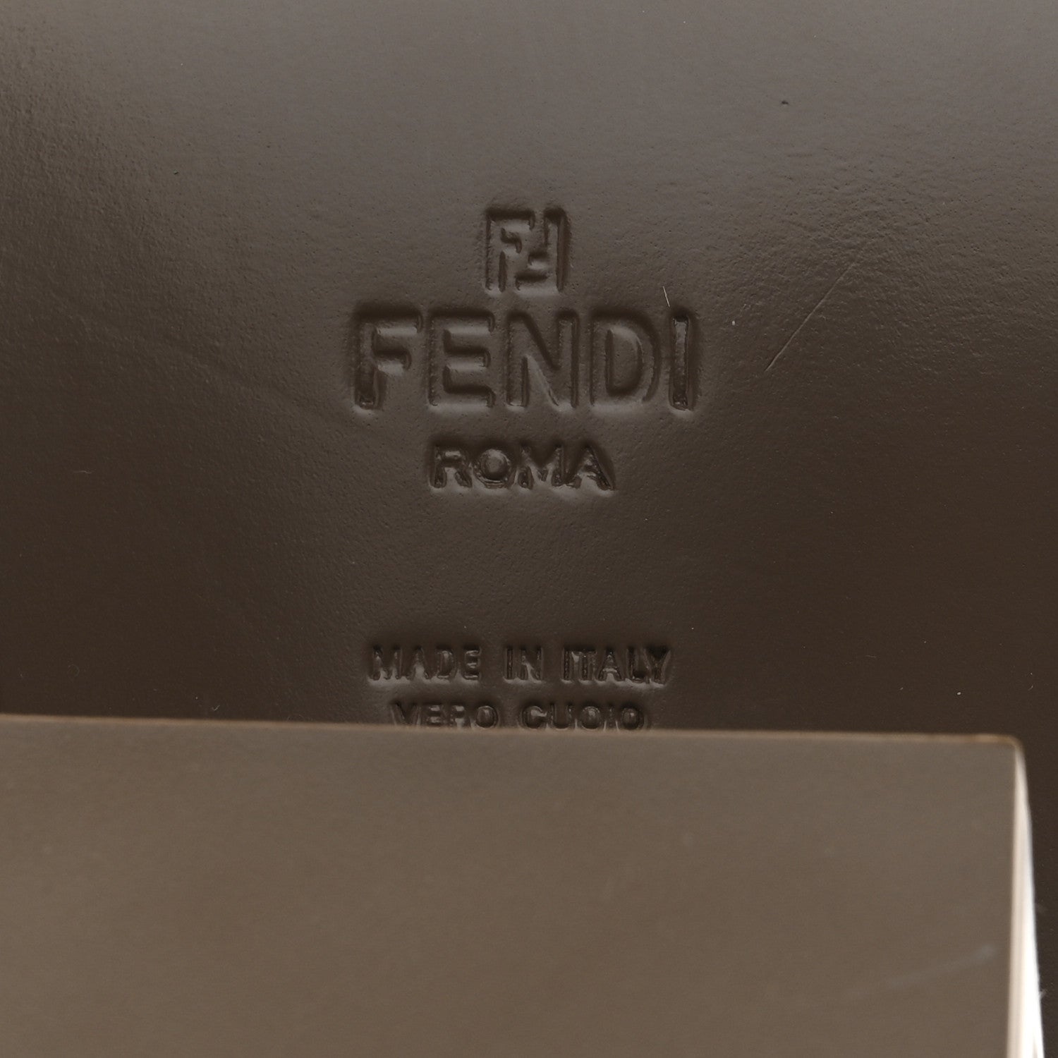 Fendi Vitello Abrasivato FF Cut Mules 37 Cuoio 8 of 9