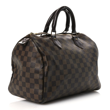 Louis Vuitton Damier Ebene Speedy 30 3 of 12
