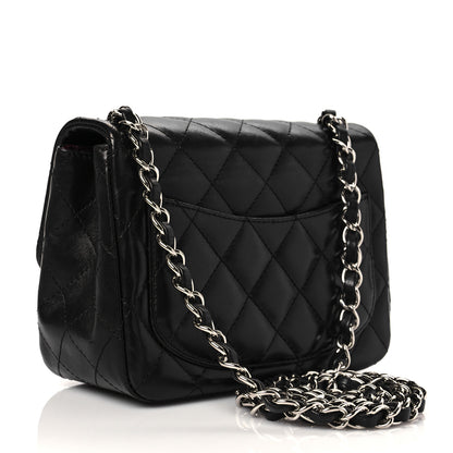 Chanel Lambskin Quilted Mini Square Flap Black 3 of 10