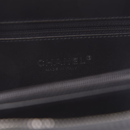 Chanel Calfskin Quilted Medium CC Filigree Vanity Case Black 6 of 12