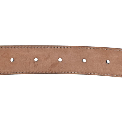 Gucci Calfskin Crystal Interlocking G Belt 75 30 Black 4 of 6