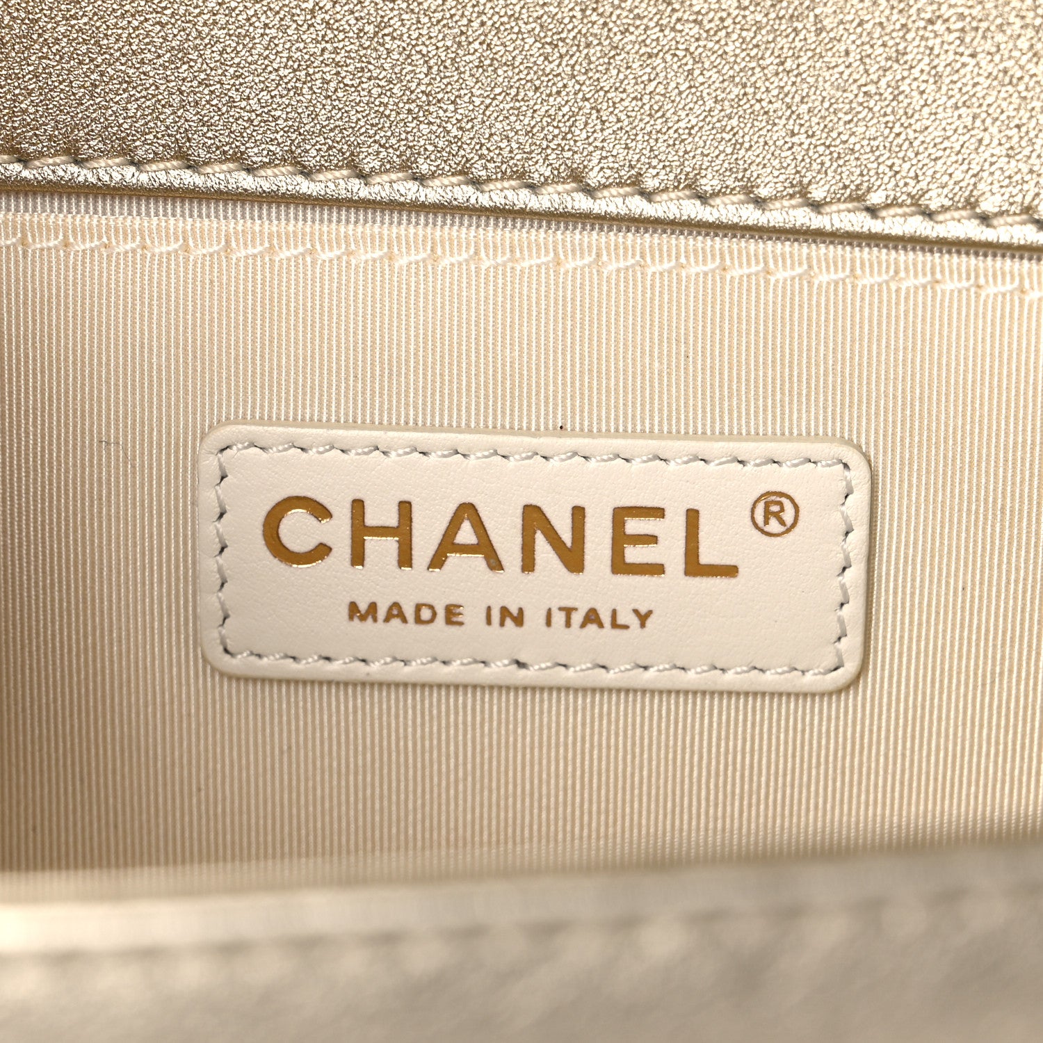 Chanel Lambskin Perforated Quilted Medium Boy Flap Gold 6 of 9