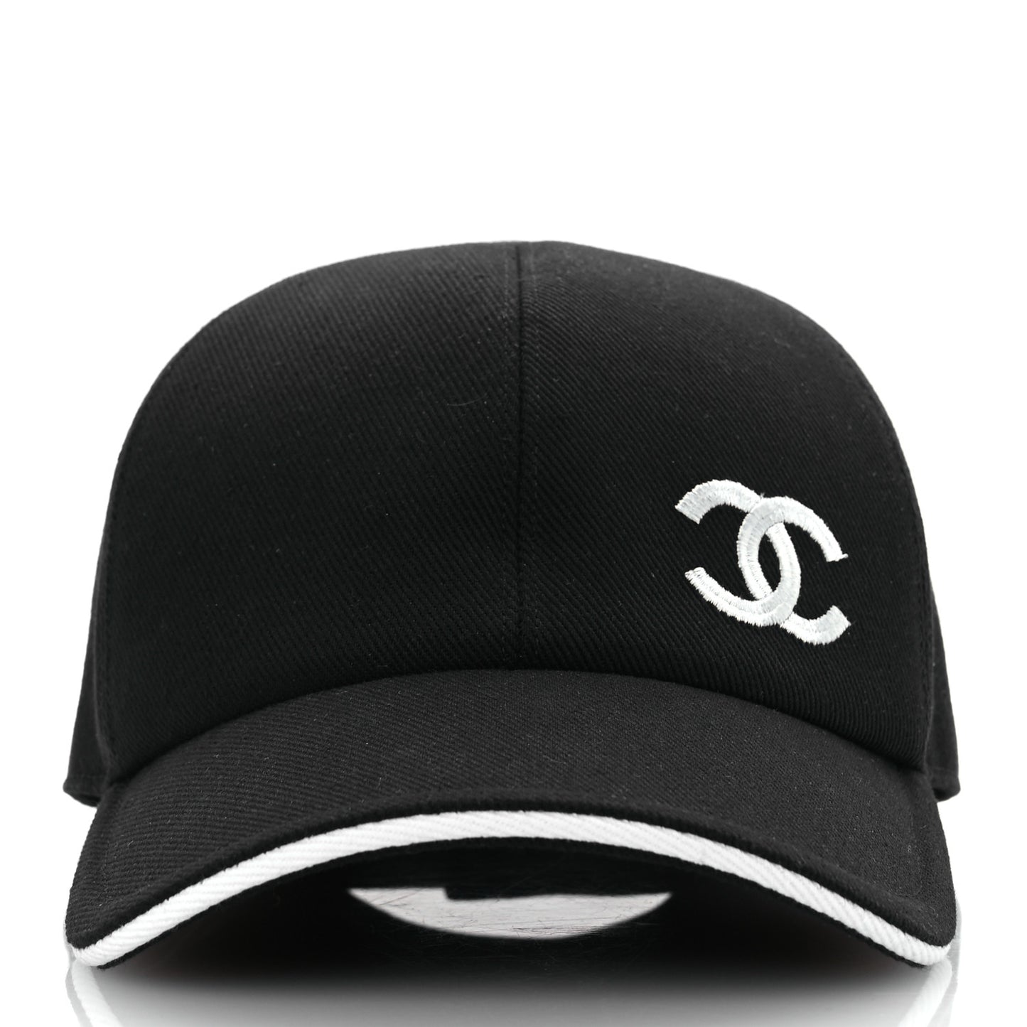 Cotton CC Cap Hat Black White