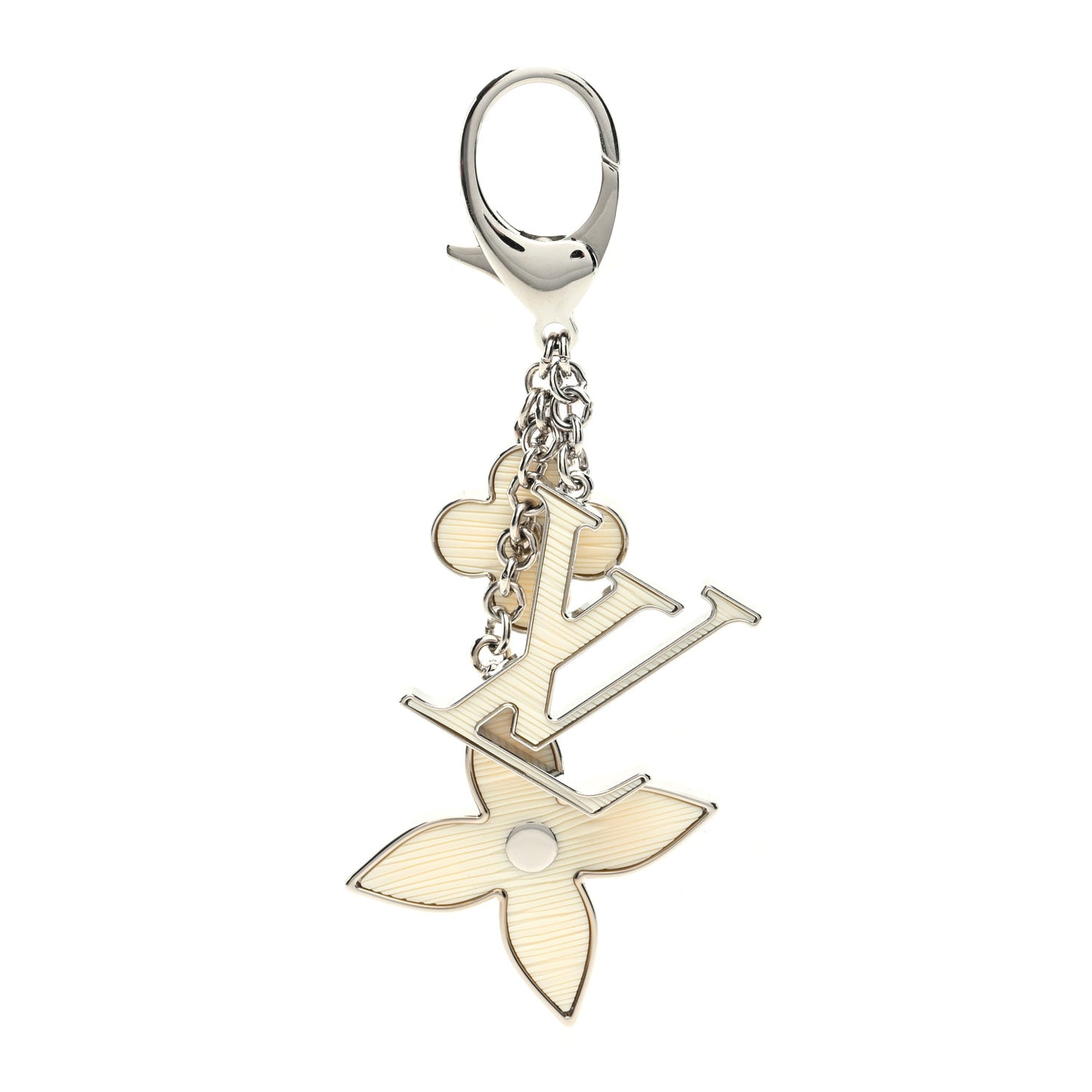 Fleur d Epi Bag Charm Ivory