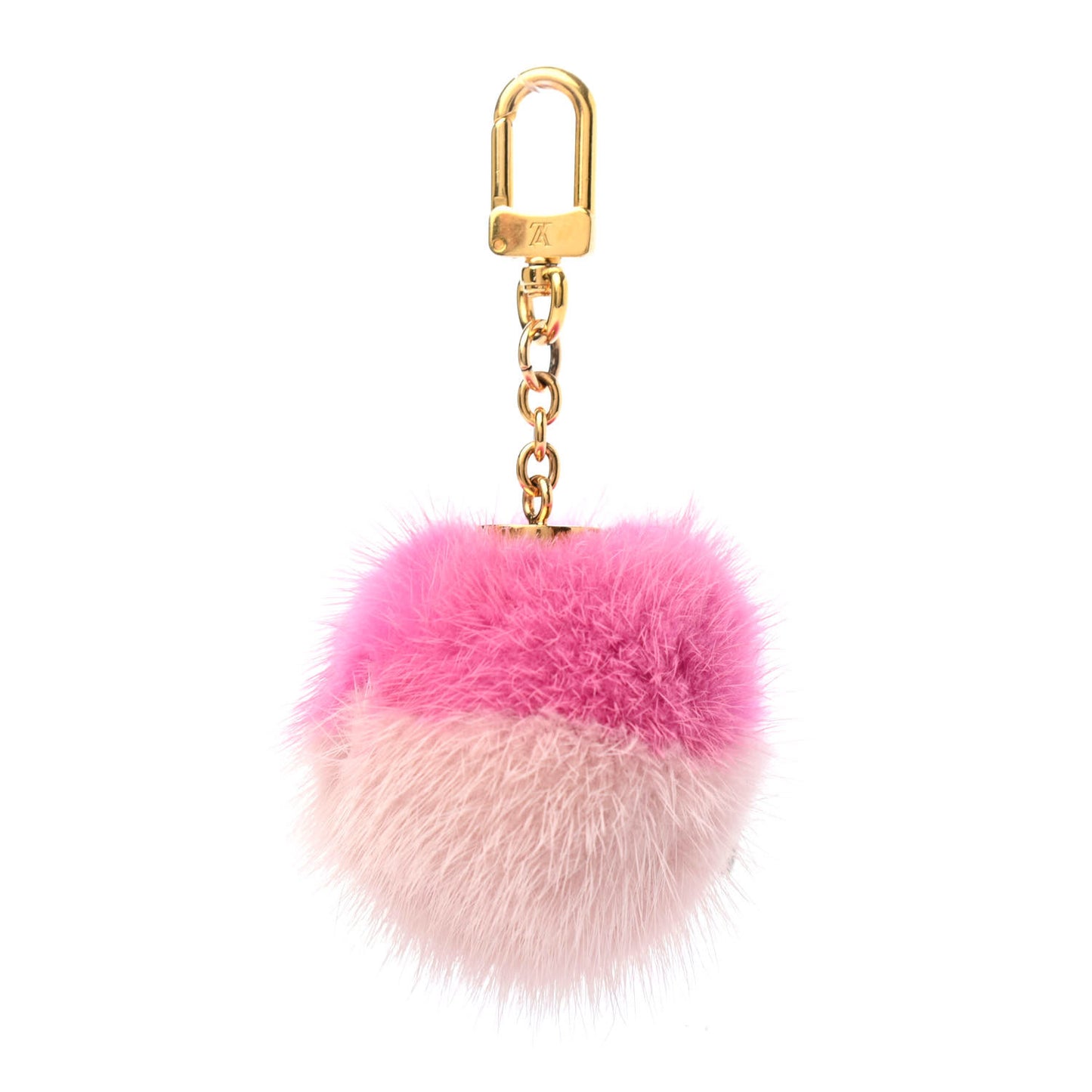 Mink Fluo Bubble Bag Charm Key Holder Pink